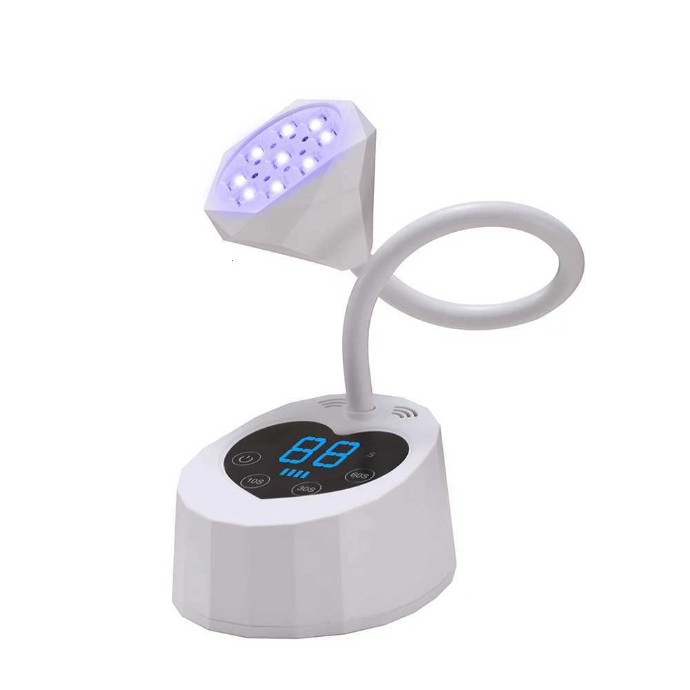 Wireless Nail Lamp LED UV Nail Dryer Rechargeable Auto Sensing Touch Control Fast Drying Nail Light 360 Bendable Table LampT251216