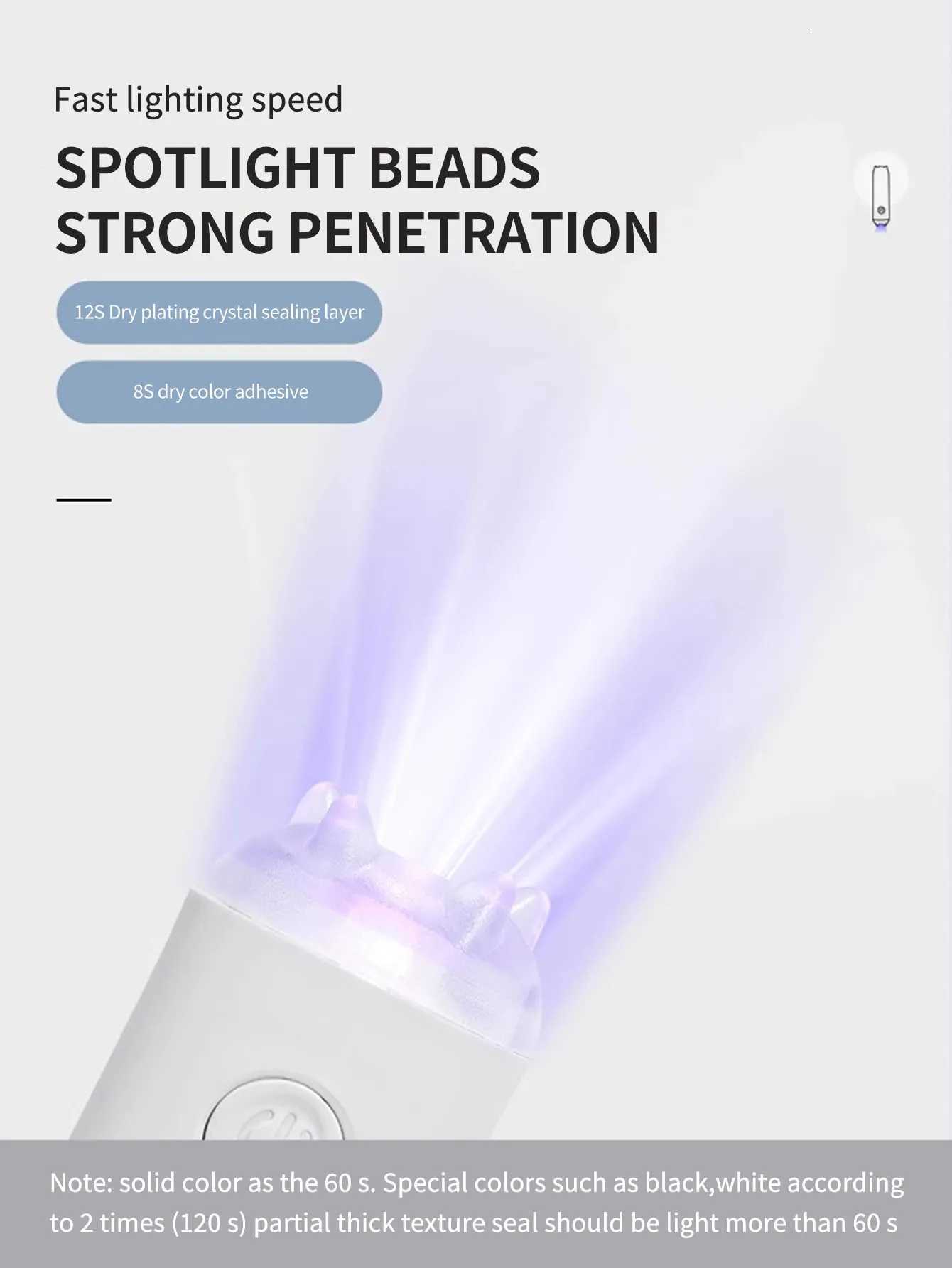 3W Mini Nail Dryer Quick-Drying UV Lamp Manicure Machine Finger Nails Art Gel Polish Nail Dryer LED Nail Lamp Manicure ToolsT251216