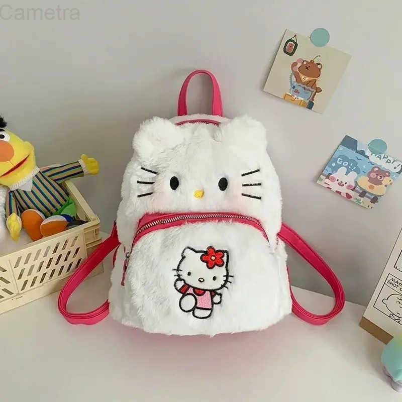 Sanrio hello kitty mini backpack Kuromi shopping travel backpack childrens schoolbag girl boy satchel H251216