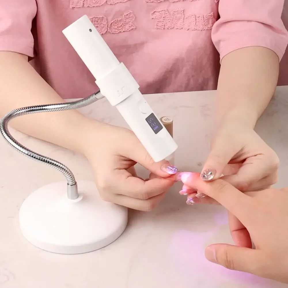 UV Nail Lamp Dryer Machine Portable USB Rechargeable LED Nail Quick Drying Light Handheld Manicure Lamp For Gel VarnishT251216