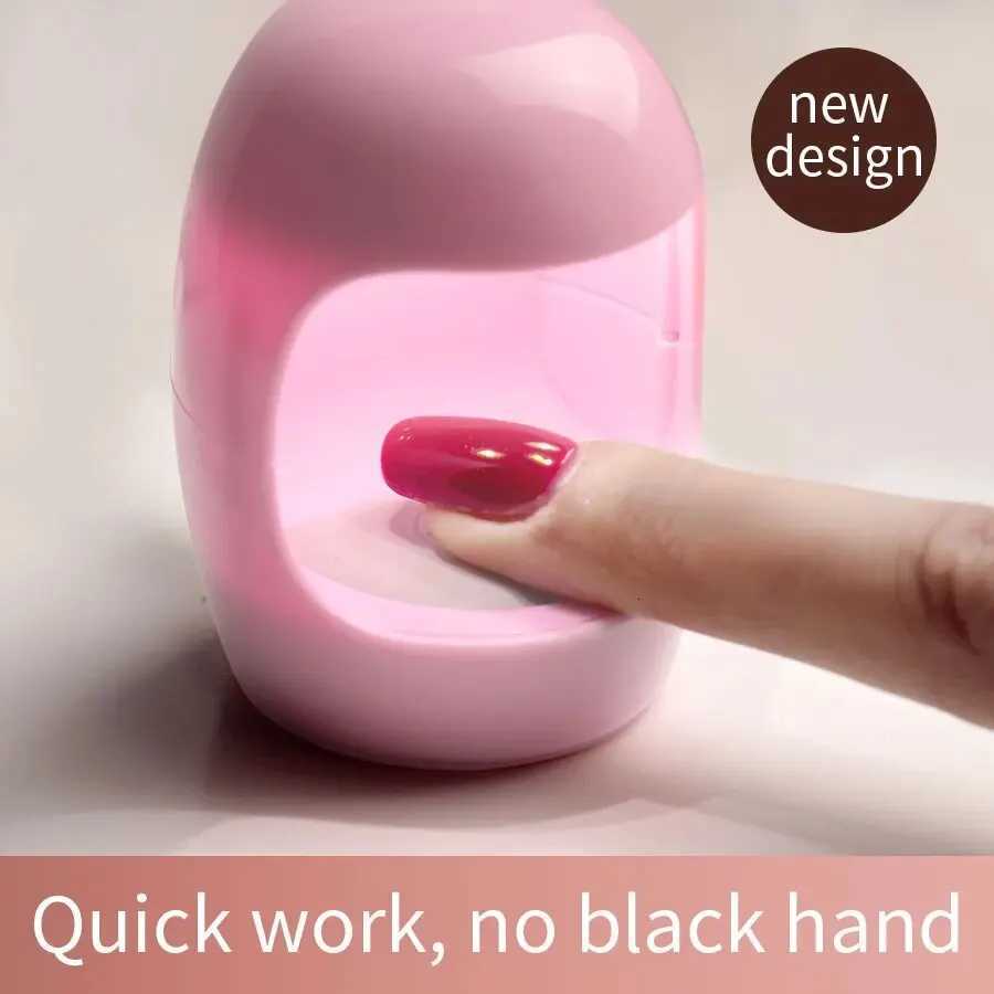 Mini Q-shaped Nail Lamp UV/LED Nail Dryer Quick Drying Nail Gel Nail Dryer For Home Nail Art DIYT251216