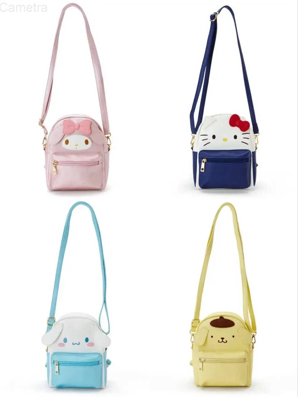 Sanrio Plush Bag Kawaii Kuromi Cinnamoroll Melody Cartoon Anime Handbag Crossbody Cosmetic Travel Storage Bags Women Girls Gifts H251216