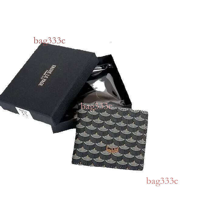 New Fish Scale Pattern Printed Wallet, Genuine Leather Card Holder, Canvas Coin Purse, Small Bag For Men And Women