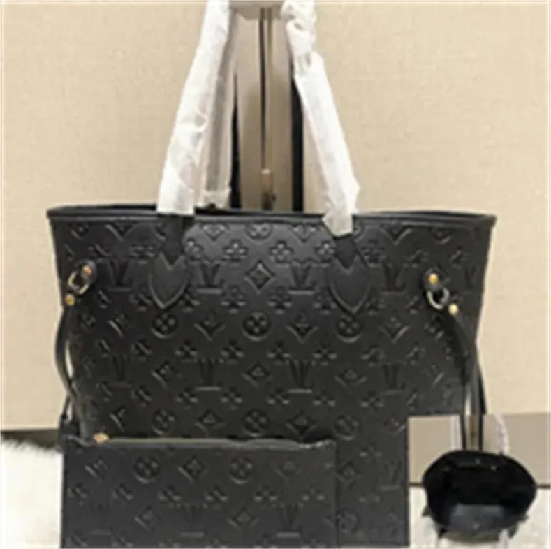 Luxurys Designer Bag 2pcs Set Women Bags Handbag Shoulder Classic louisvuinton Fashion Composite Lady Clutch louisvuittion Tote Bag Beach Bags Coin Purse Wallet