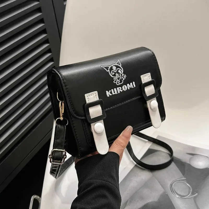 Sanrio Pu Square Bag Anime Shoulder Bags Kawaii Messenger Tote Cute Cartoon Backpacks My melody Cinnamorol Kuromi Fashion Bags H2512161