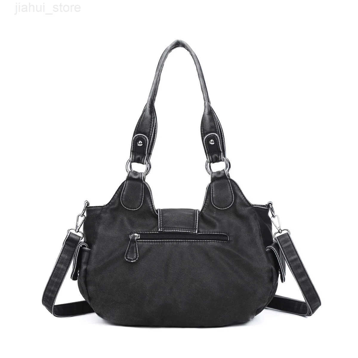 Women Handbag Satchel Top-handle Shoulder Bag PU Dumpling Pack Multi-pockets Shoulder Bags Phone Money Pack H251216