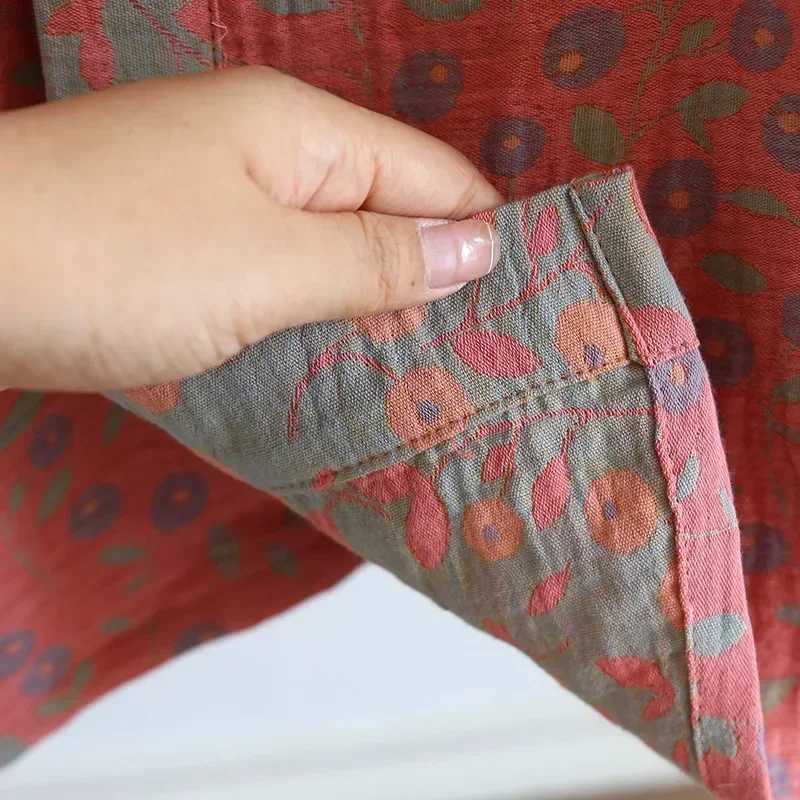 Multi Colors Kimono Bathrobe Womens Pajamas Clothing for Spring and Summer Cotton Loose Home Sleepwear Kimono Robes with Belt C251216