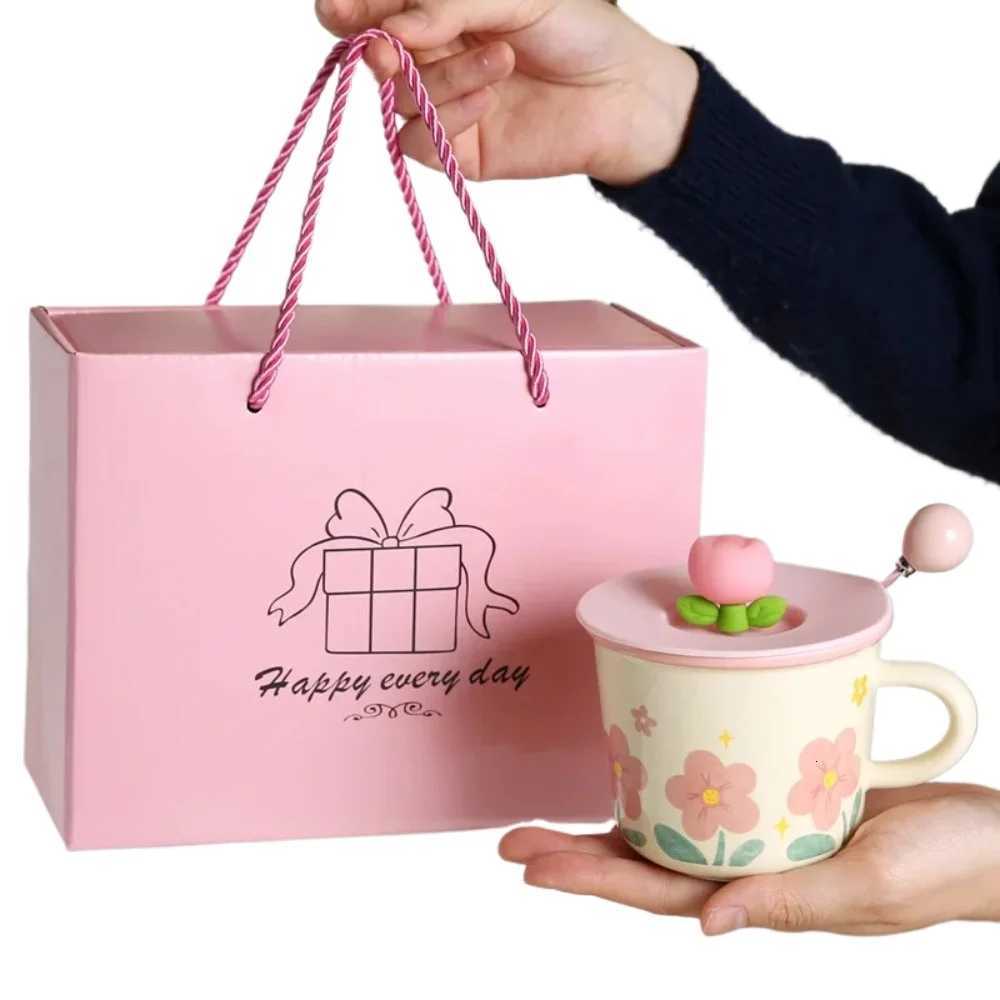 New Style Ceramic gs Cute and Creative Coffee Cups for He Off Breakfast Tea and Coffee H251215