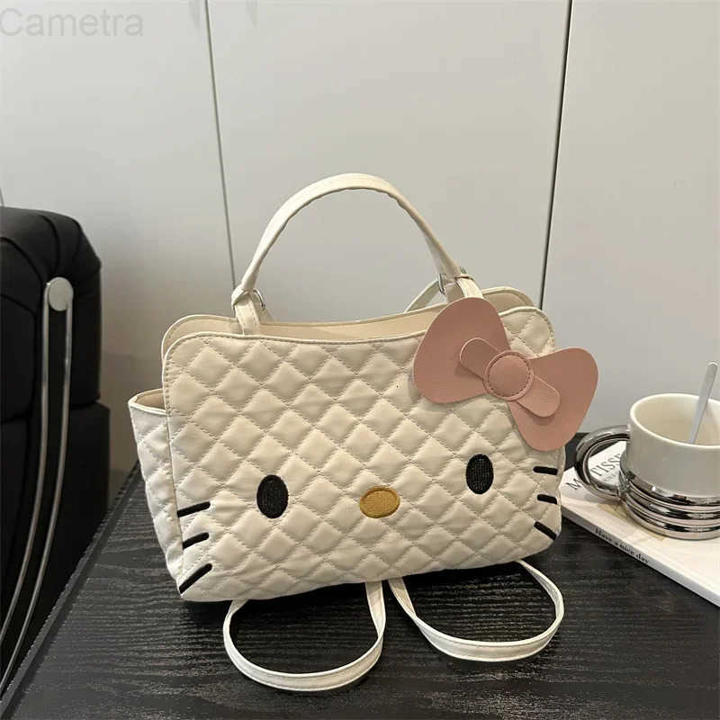 Sanrio Cute hello kitty Backpack Womens New Large Capacity Tote Bag Shoulder Bag H251216