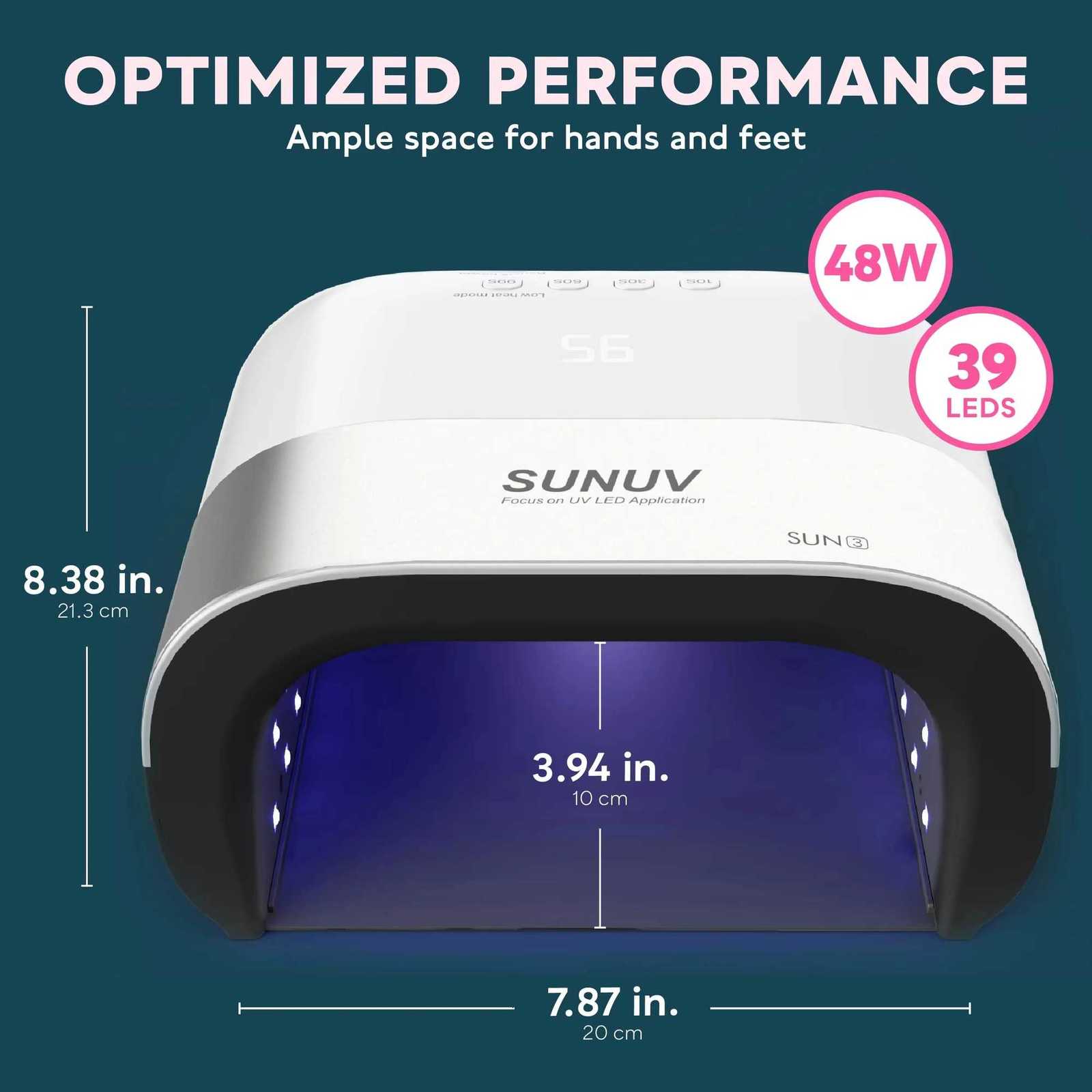 48W 36 LEDs Nail Dryer UV Lamp for Curing All Gel Poly Polish Motion Sensing Manicure Pedicure Salon Tool 10/30/60/99s TimerT251216