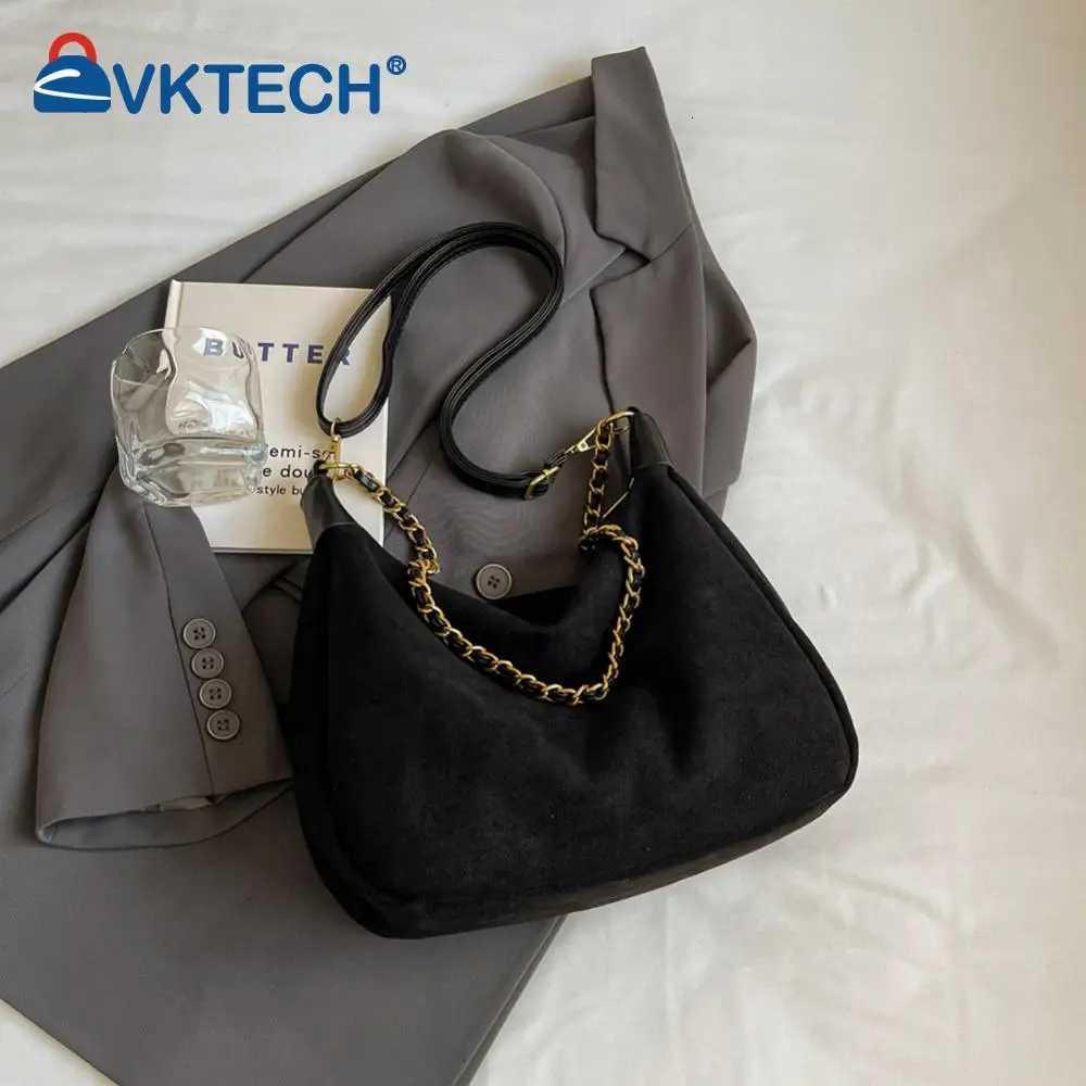 Women Suede Shoulder Bag Adjustable Strap Crossbody Bag with Inner Pocket Underarm Bag Work Travel Bag M251216