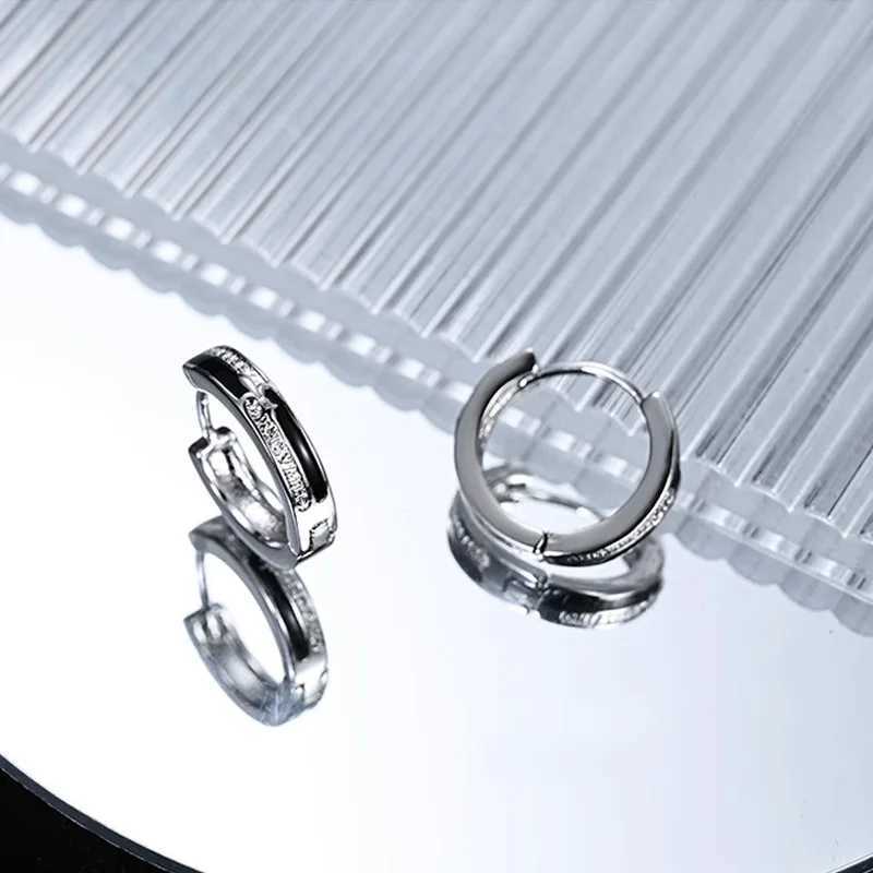 1Pc New In Fashion Hip Hop British Style Hoops Ear Stud Piercing Earrings For Women Men Trendy Aesthetic Jewelry Accessories G251216