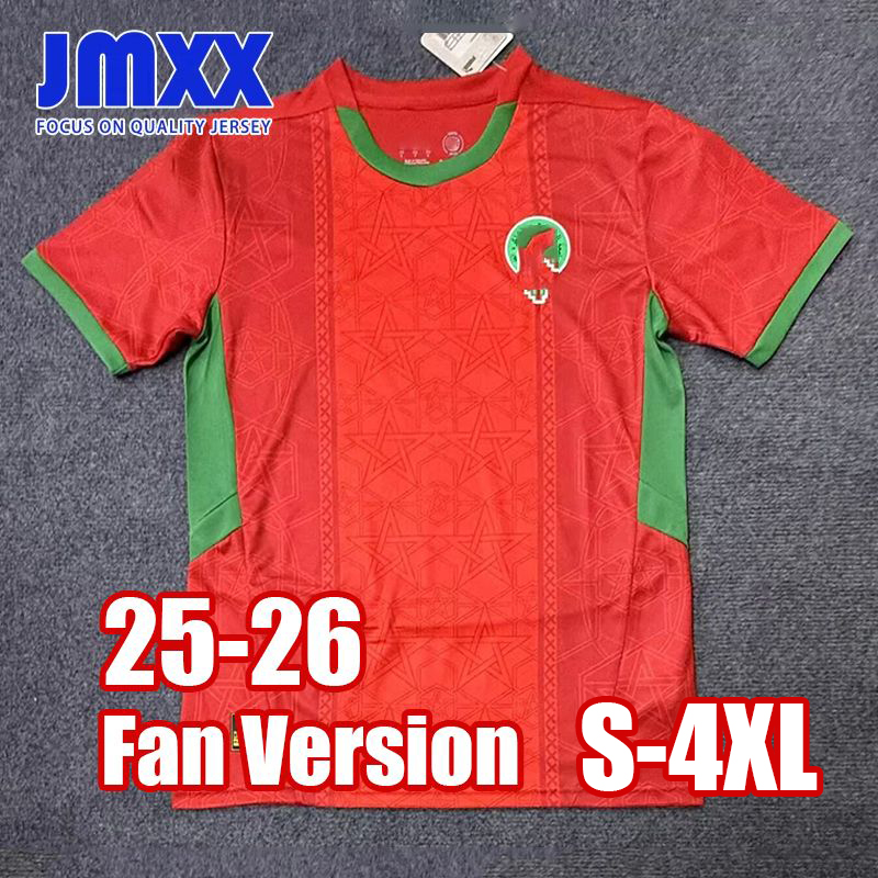 XXXL 4XL JMXX 25 26 Morocco Soccer Jersey Home Away Pre Match Training Special Mens Uniforms Jerseys Man Football Man Shirt 2025 2026 Fan Version