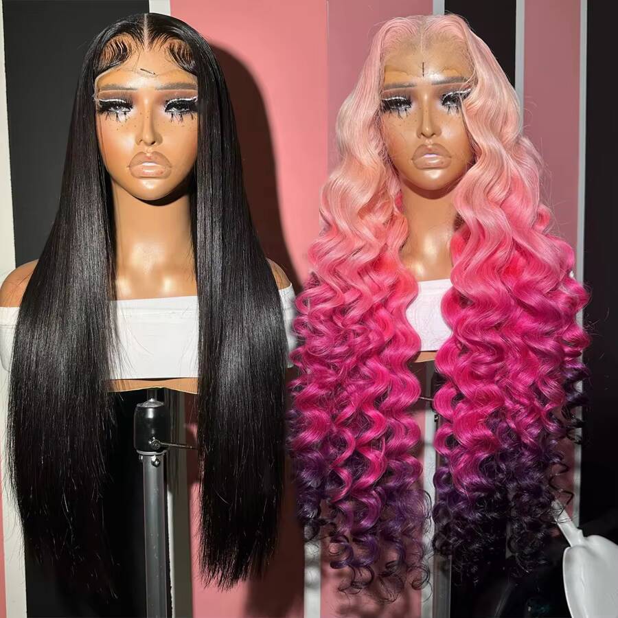 30 32 34 36 38 40 50 Inch Human Hair Wigs Glueless Full Hd Lace Wigs Precut Raw Cuticle Aligned Hair Unprocessed Lace Front Wigs