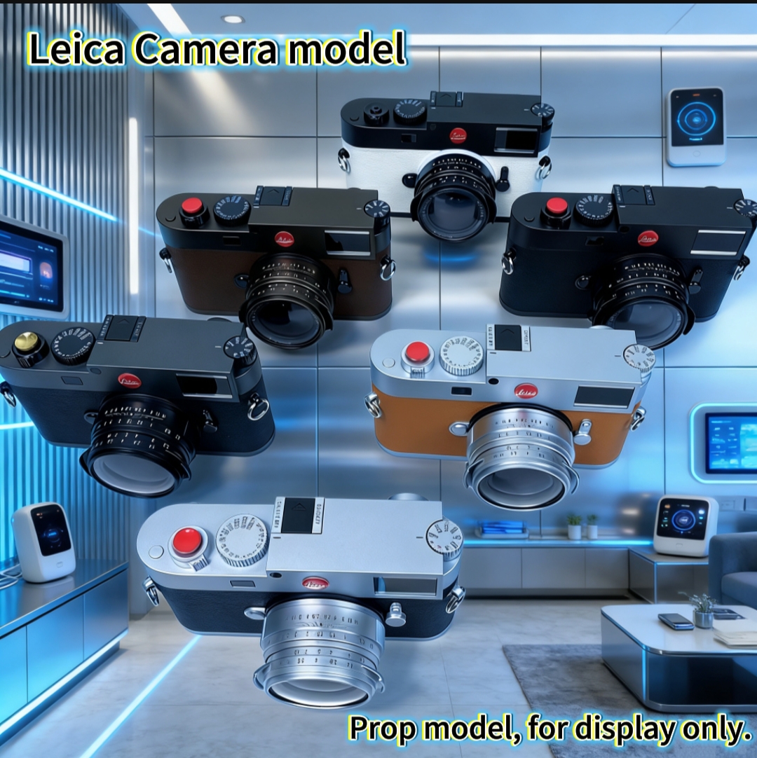 New Leica camera model ornaments for showrooms, photo studios, and exhibition halls; simulated mirrorless camera soft furnishing props