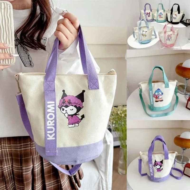 Sanrio authentic hand bill shoulder oblique cross bag to work hand commuter bucket bag ladies universal personality matching style H251216