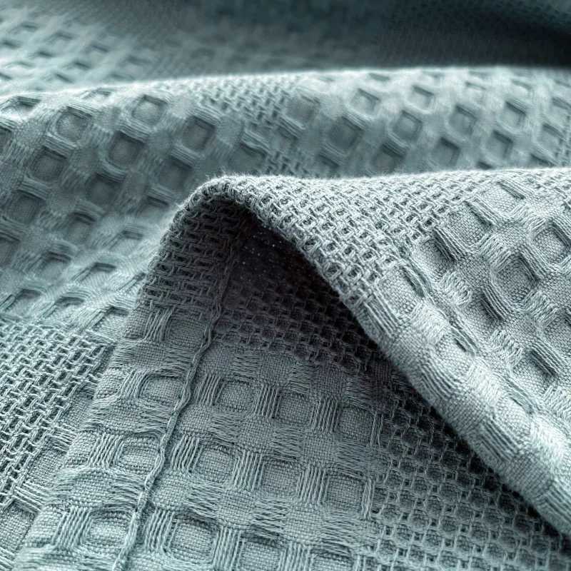 100 Cotton Throw Blanket Soft Breathable Waffle Blanket for Twin Queen King Bed Decorative Plaid Sofa Blankets Fall Blankets H251216 - view 5
