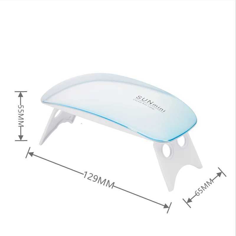 Portable Nail Dryer 6W UV LED Nail Lamp Manicure Apparatus For Gel Nail Polish Nail Art Lamp For Drying Nails Home UseT251216