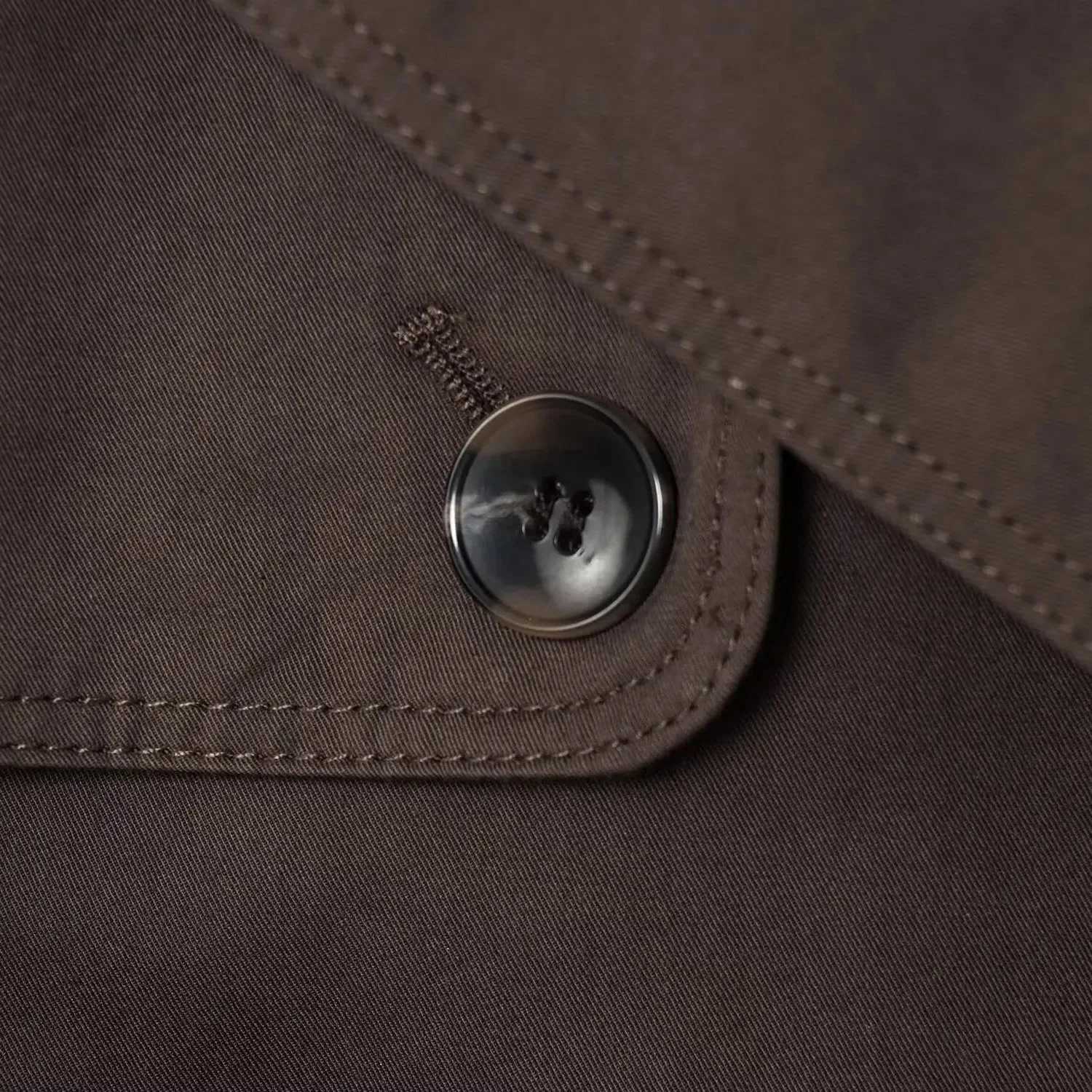 PRINTKAOIR Autumn 2025 New Collection Womens British Style Lapel Double-breasted Maillard Color Belt Casual Trench CoatT251216