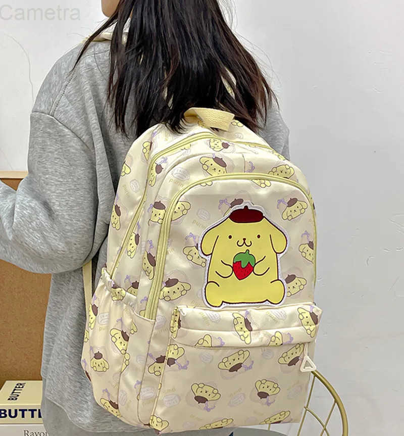 Sanrio Cartoon Large-Capacity Children Backpacks Cute Kids Boys Girls Schoolbag High Quality Shoulders Bag H251216
