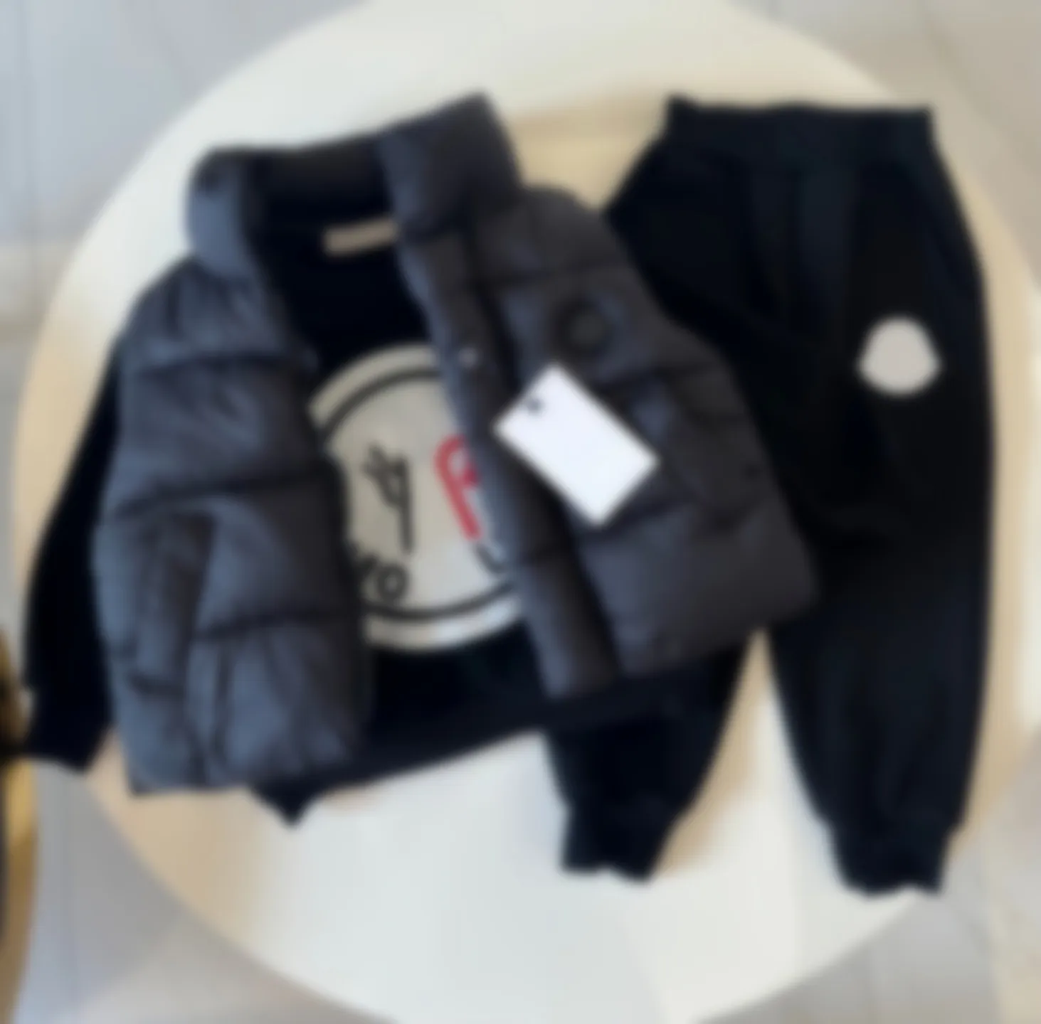 kid jacket tracksuit kids clothes girl boy winter jackets pants Latest styles zipper letter printing baby tracksuits Children's Day vacation school start gifts