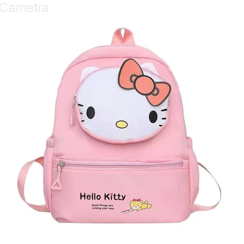 Sanrio kuromi Childrens Backpack Hello Kitty Cartoon Cute Anime Large Capacity Portable Exquisite Coin Wallet Vacation Gift H251216