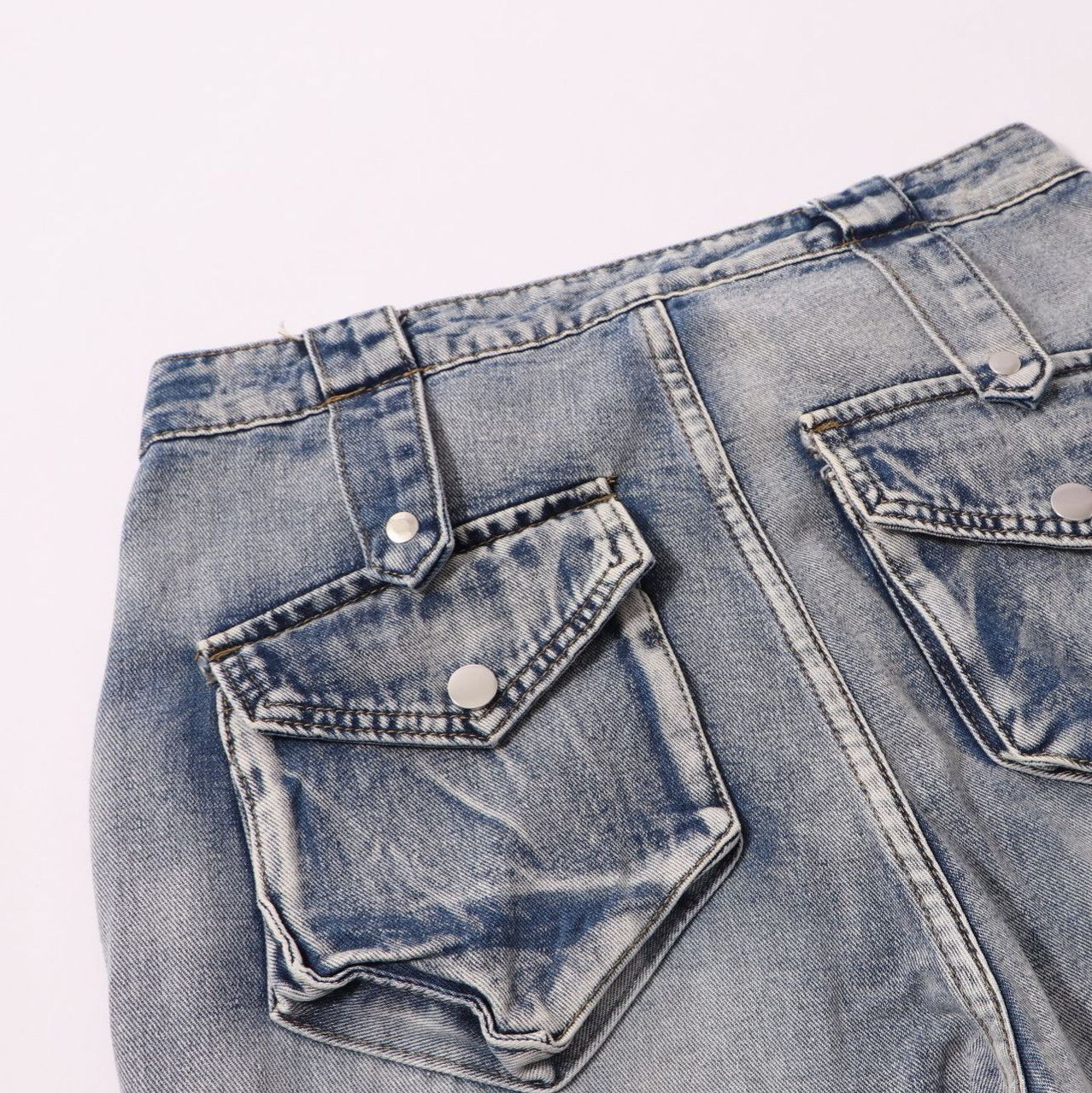 Ripped Baggy Jeans Oversized Pocket Zipper Washed Black High Waisted Y2k Jeans Men and Women Gothic Straight Leg Denim Pants 250920CJ