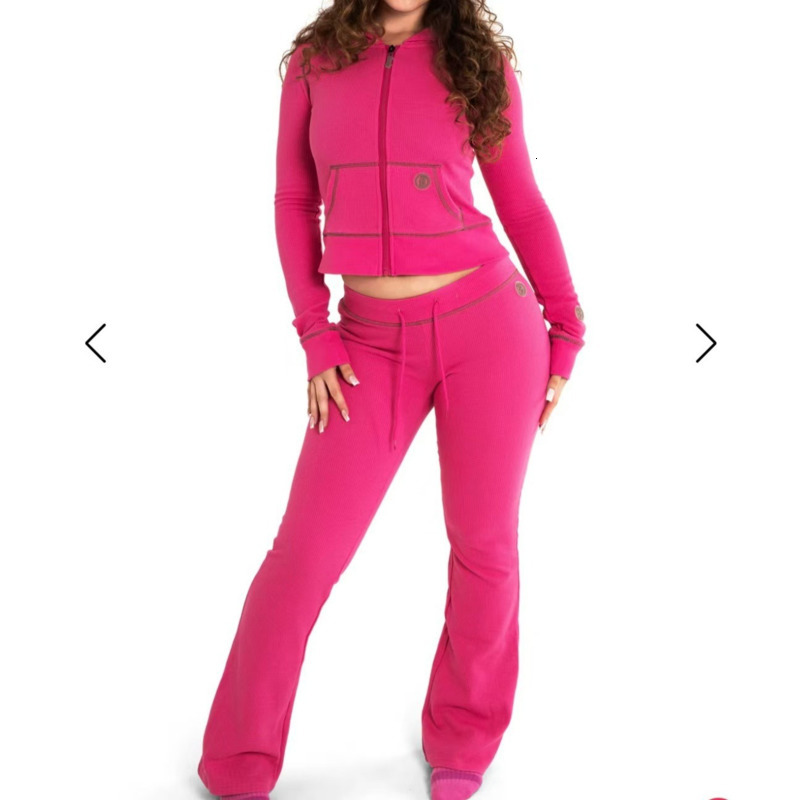 Womens Tracksuits Two Pieces Set New Fashion Clothing Hot-selling Cardigan Long Sleeve Long Pants Set 7 Colours