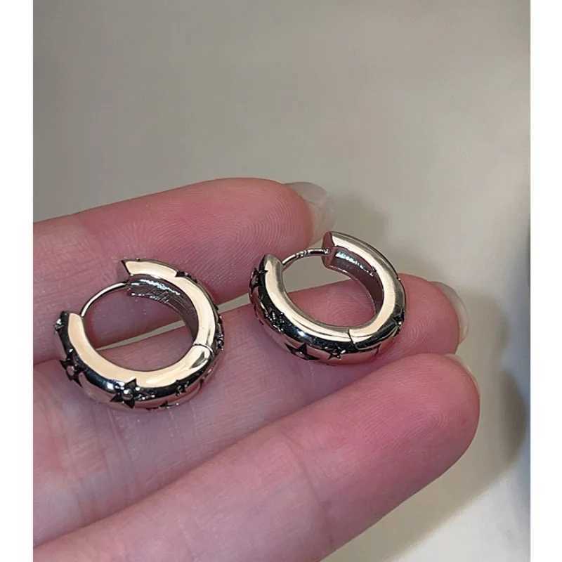 Buyee 925 Sterling Silver Round Clip Earring Circle Excellent Star Small Earring Ring for Woman Fashion Fine Jewelry Earring G251216