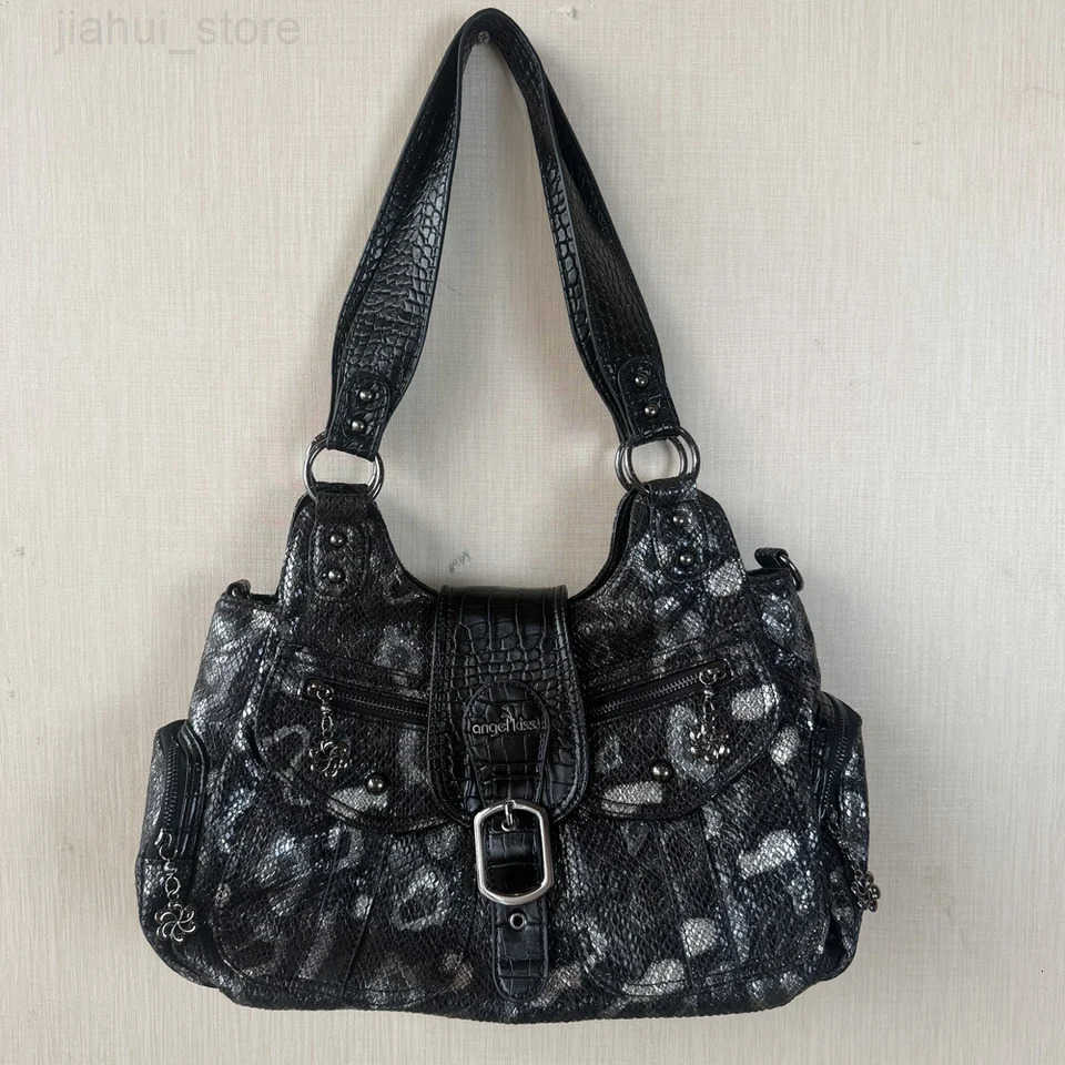 Angel kiss Handbag Women Large Shoulder Bag Satchel Top-handle PU Shoulder Bag Vintage Dumpling Pack Multi-pockets Shoulder Bags H251216