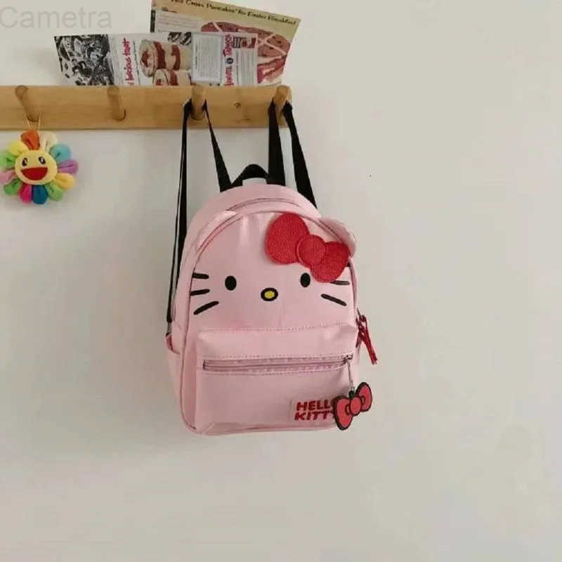 Sanrio 2025 New College Style 2D Cartoon Katie Cat Backpack Student Backpack Yugui Dog Small Schoolbag Cute Backpack H251216