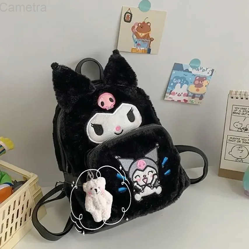 Sanrio hello kitty mini backpack Kuromi shopping travel backpack childrens schoolbag girl boy satchel H2512161