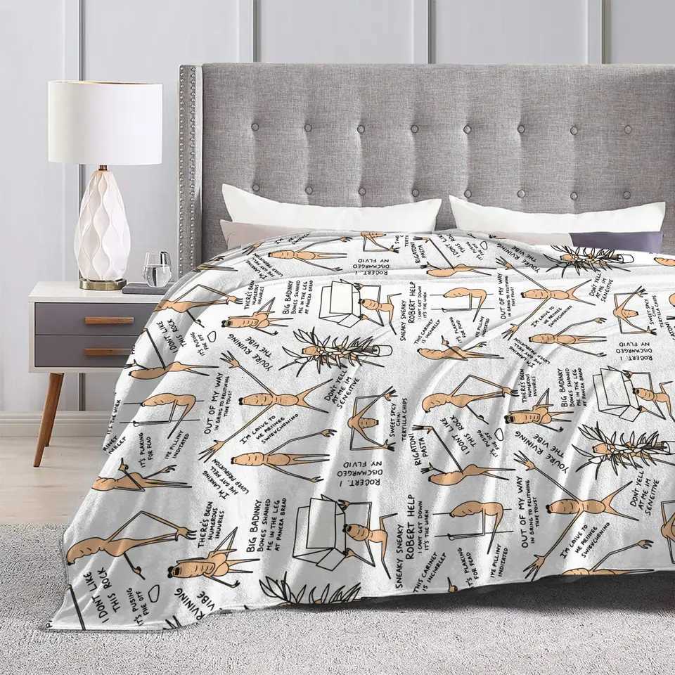 Marcus The Worm Meme Brain Rot Blankets Coral Fleece Plush Autumn/Winter Soft Throw Blanket for Bedding Couch Plush Thin Quilt H251216 - view 4