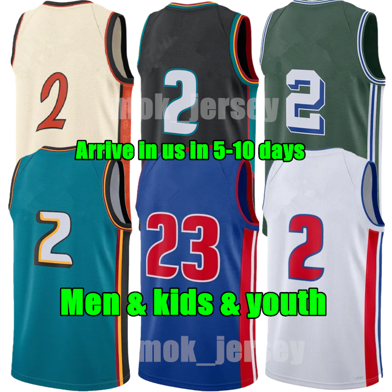 Custom Cade Cunningham Jaden lvey Basketball Jerseys lsaiah Stewart Jalen Duren Caris LeVert Marcus Sasser City Ron Holland ll Tobias Harris Men kids youth jersey