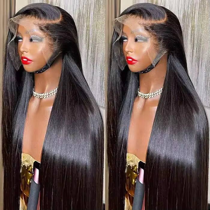 Raw Vietnamese Hair Glueless Wigs Human Hair Natural Wave Wigs Human Hair Lace Front 13x6 13x4 Swiss HD Lace Frontal Wig