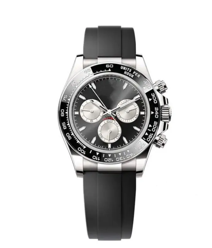 Men's Classic Watch 2025 Automatic Mechanical Movement Watch Sapphire Watch Folding luxury rubber strap