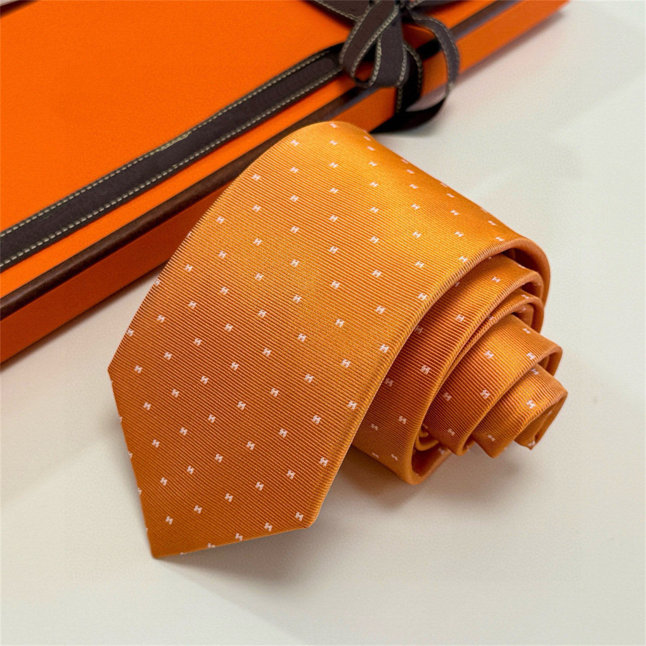 2026 Mens Silk Neck Tie Business Style Luxury Ties Jacquard Weave Necktie Formal Occasion Designer Neckties With Box 26