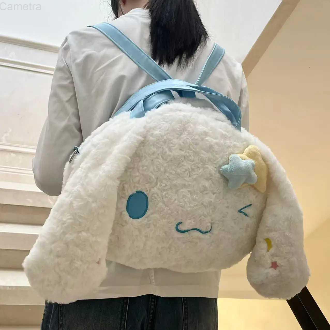 Sanrio Cinnamoroll Backpack Lovely Messenger Bag Cartoon My Melody Sweet Piano Plush Bag Shoulder Bag Tote Bag Gifts Girl H251216