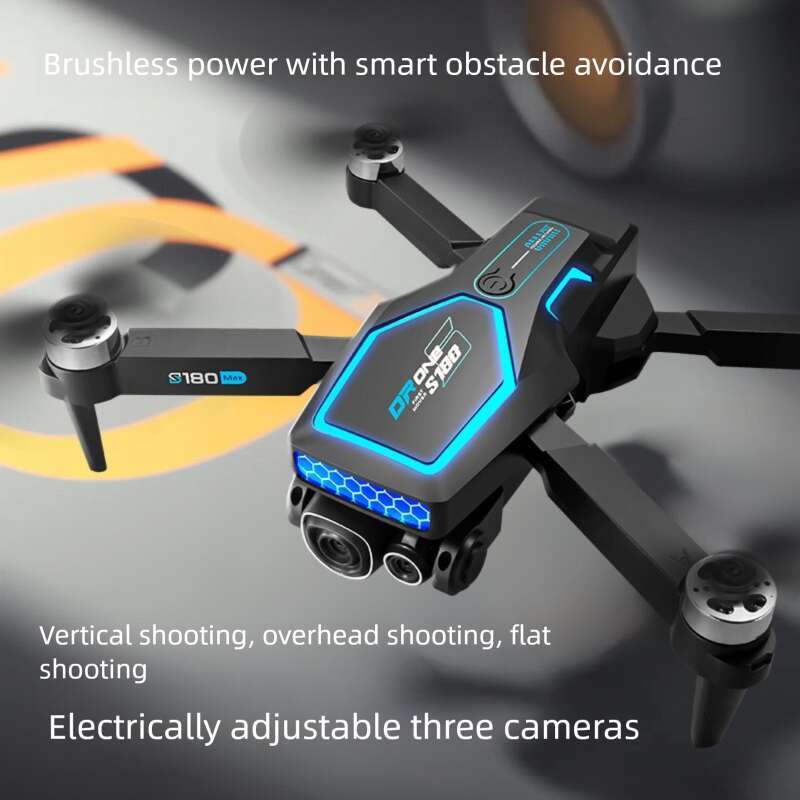 Famous Brand Cross Border S Aerial Photography Electric Lens Obstacle Avoidance Brushless Motor Optical Flow Remote Control Aircraft Toy Drone
