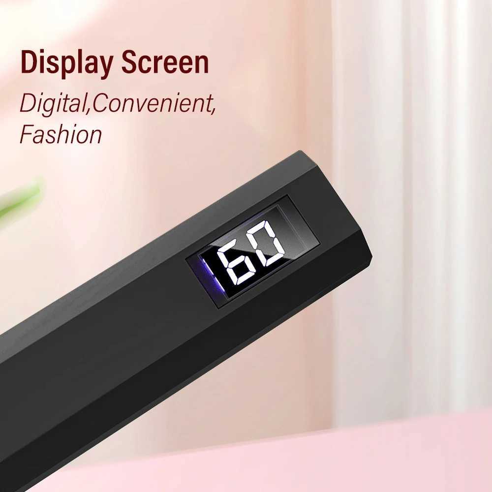 LULAA Handheld Mini UV LED Nails Drying Light Nail Lamp for Gel Polish Manicure Portable Nail Dryer With Display Nail Art ToolsT251216