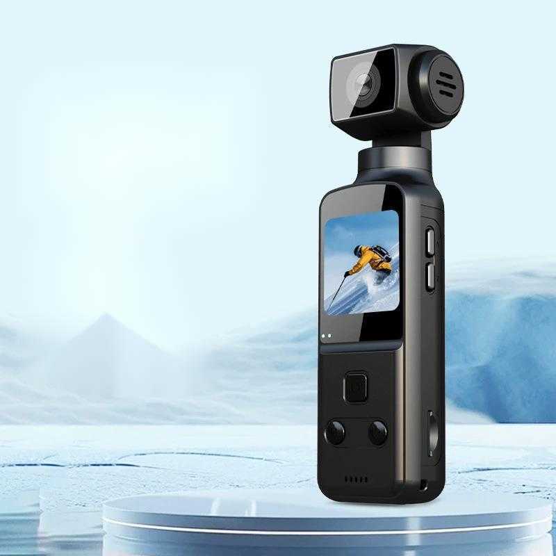 K1 Pocket Camera 4K WIFI HD Sports Camera Handheld Riding Sports Camcorder 270 Degree Rotation H251216