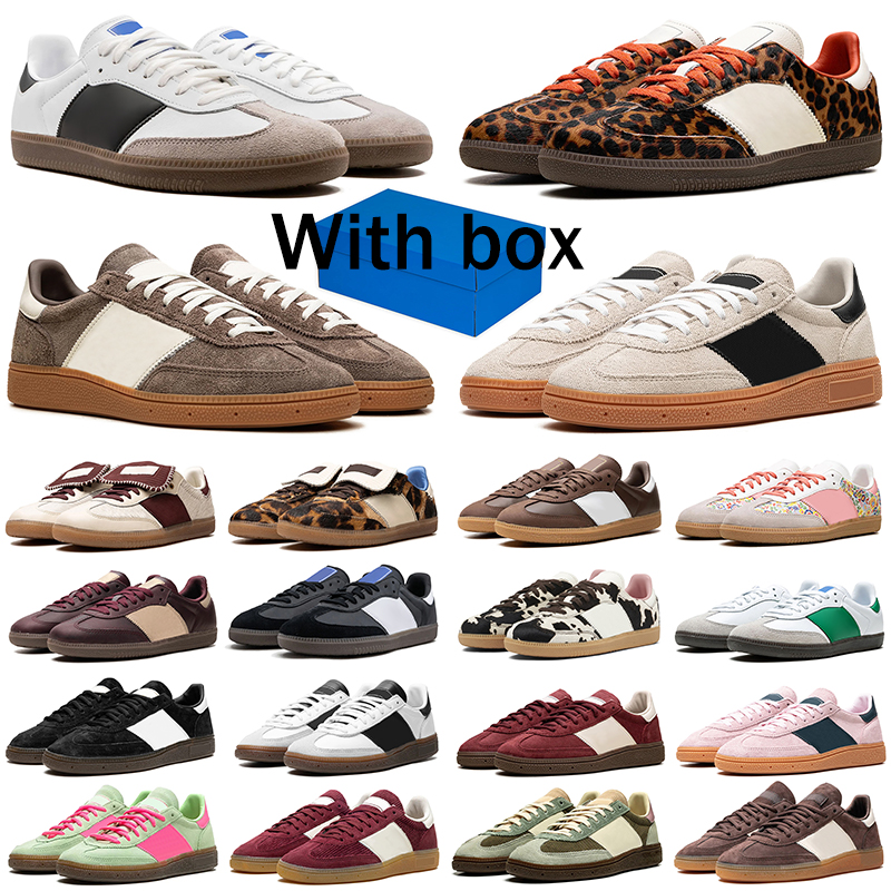 With box designer casual shoes for men women classic suede patchwork leather trainers special plat outdoor sports shoes versatile sneakers