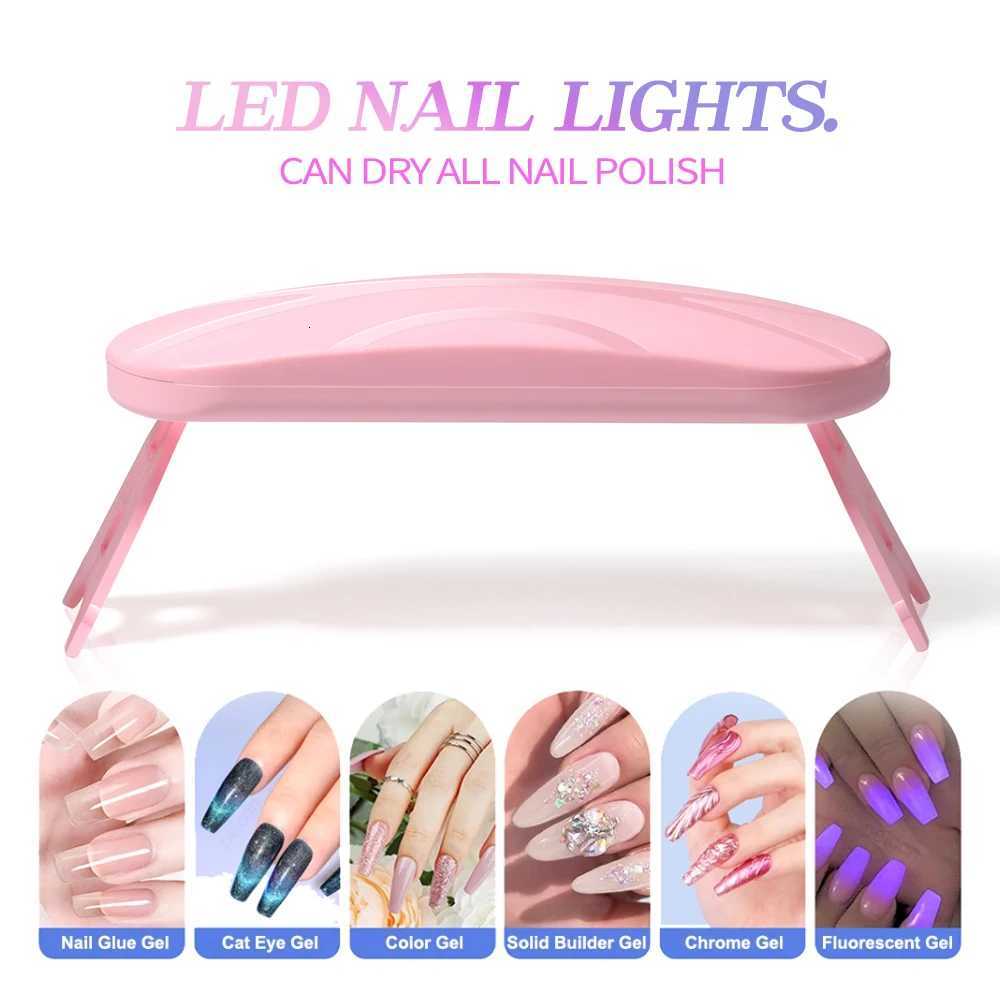 Mini Nail Lamp Portable UV LED Quick drying Nail Lamp Foldable Nail Polish Dryer Lamp Manicure Tool Professional EquipmeT251216