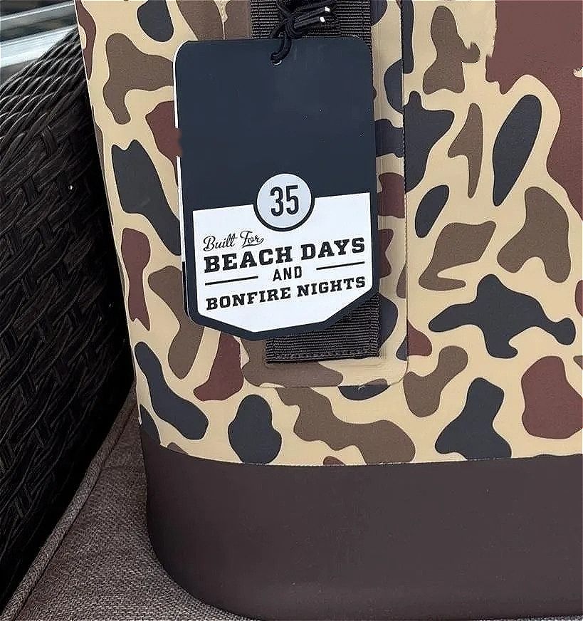 Camino 20L 35L Totes Bags Camo Black Carry All Picnic Box Internal Dividers Mum Camping Lunch Bags Outdoor Durable Beach Totes Water proof Large Sports Bags