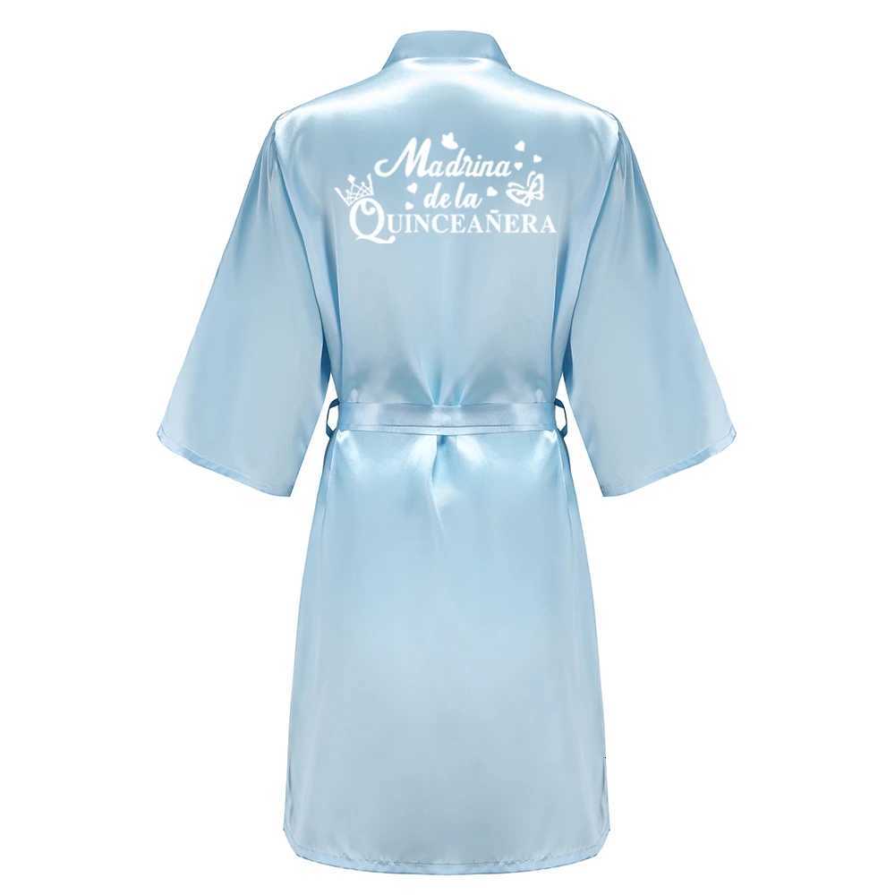 Princess Sweet 15 Years Girl Birthday Party Robes Quinceanera Robe Mis XV Bathrobe Silkly Nightgown C251216