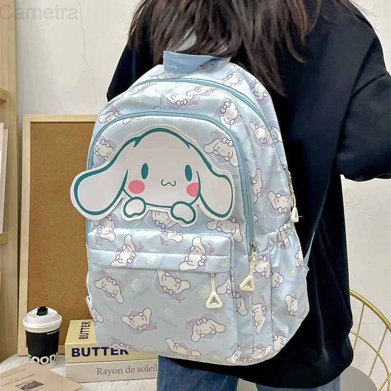 Sanrio Backpack Anime Kuromi Cinnamoroll My Melody Student Bag Large Capacity Women Bag For Children Girls Gift H251216