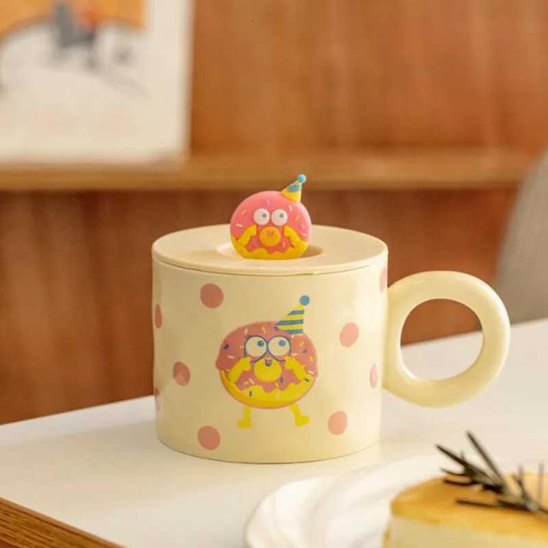 Ceramic Bread Design Coffee g Breakfast Milk g Handgrip Water Cup Off Household Kitchen Drinkware H251215