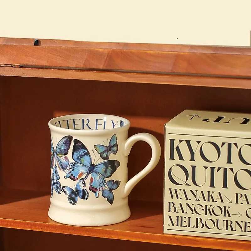 Xiaohongshu Pattern Retro g Ceramic Water Cup Gifts For Couples Off Cup H251215