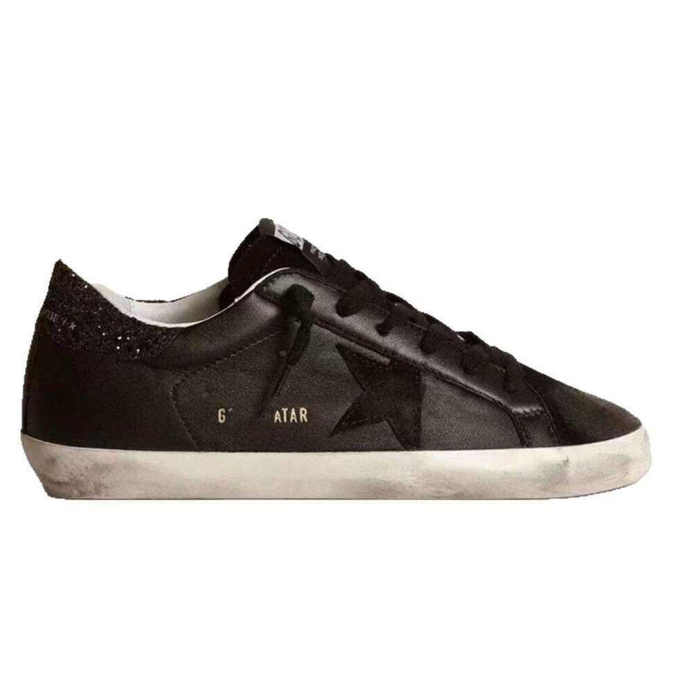 Vintage Star Sneakers for Women 2025 Classic Versatile Men's Board with Hidden Height Increase Dirty Cowhide White Shoes dh3572031JY