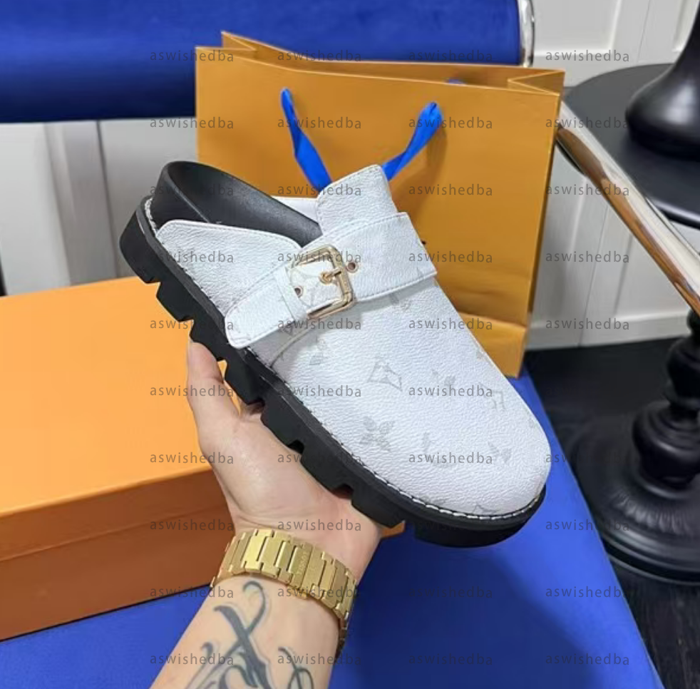 comfort denim cosy clog womens designer pink mule mens signature hardware easy to wear new relaxed summer beach mules couple style